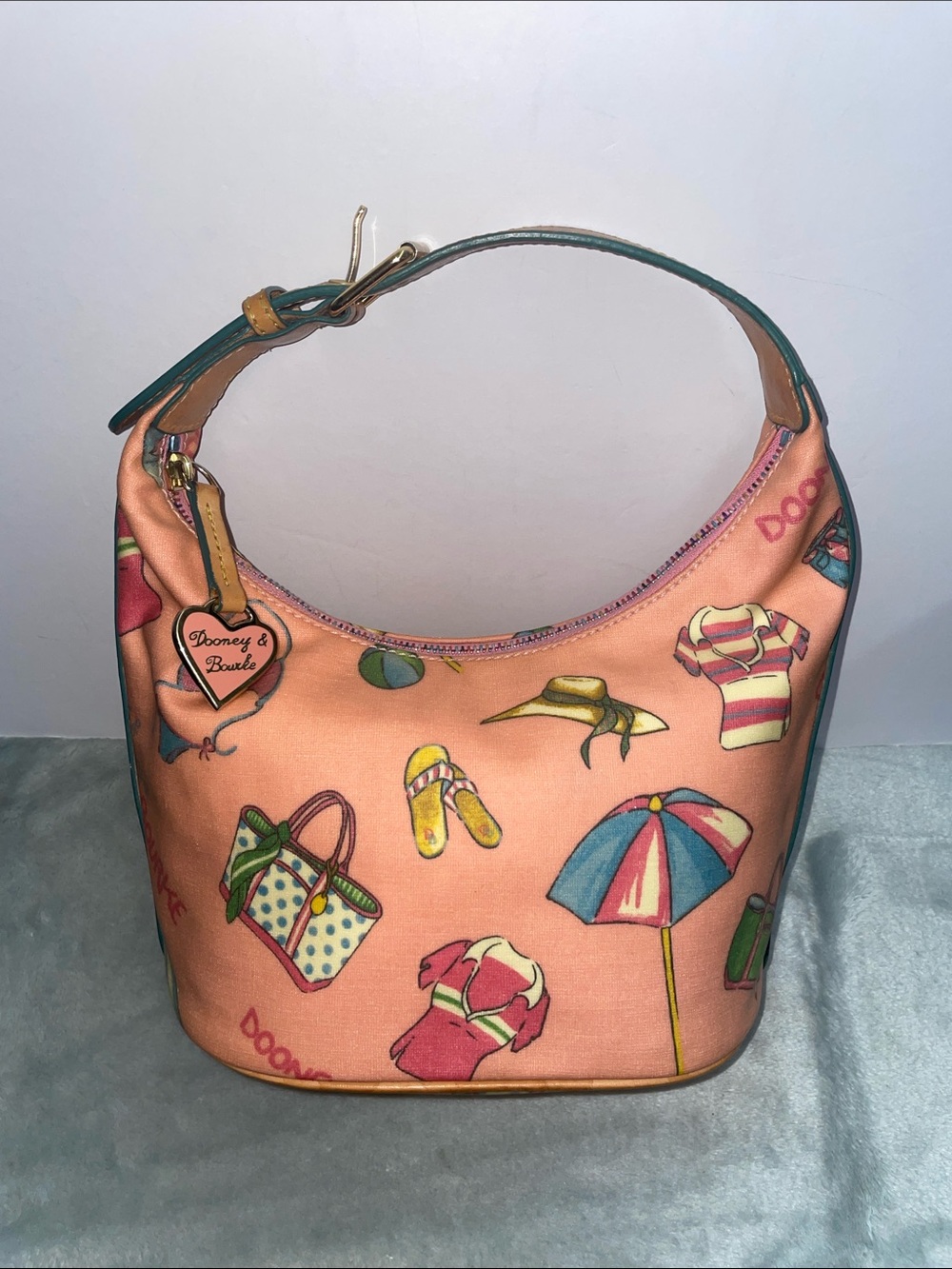 Vintage Dooney & Bourke โMiami Beachโ Mini Handbag